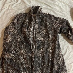 Leopard Print Coat